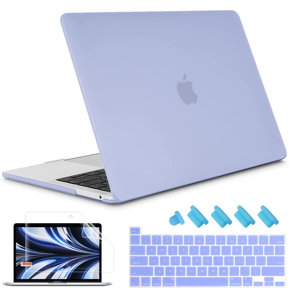 May Chen Compatible with MacBook Pro 13 inch Case 2022 2021 2020 Release A2338 M2 M1 A2251 A2289, Plastic Hard Shell Case with Keyboard Cover for